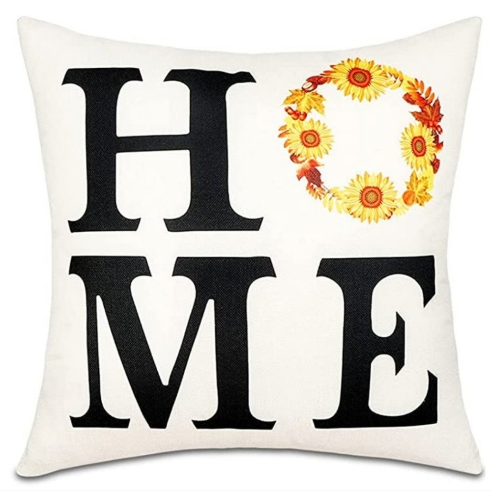 Sunflower Home Pillow Cover NWT